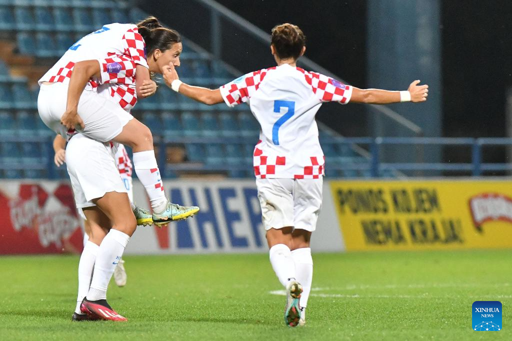 UEFA Women's EURO 2022 qualifier: Croatia vs. Roumania - Xinhua