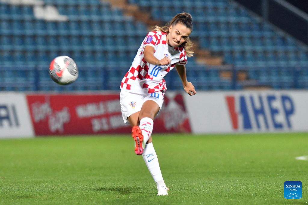 UEFA Women's EURO 2022 qualifier: Croatia vs. Roumania - Xinhua