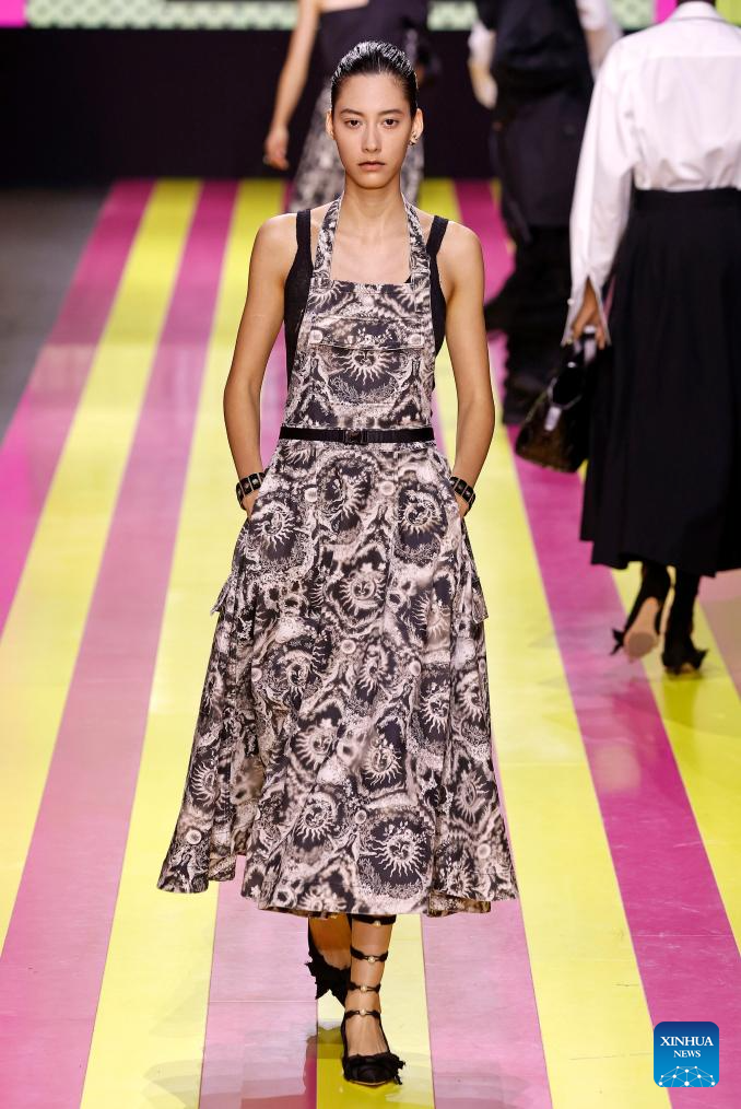 Creations of Christian Dior presented during Paris Fashion Week - Xinhua