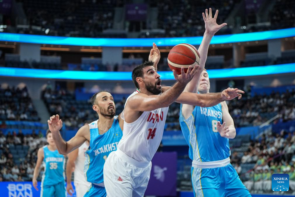 19th Asian Games: Men's Preliminary Round matches of Basketball-Xinhua