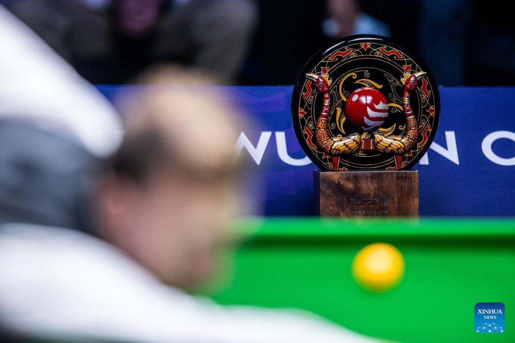 Highlights of World Snooker Tournament Wuhan Open 2023Xinhua