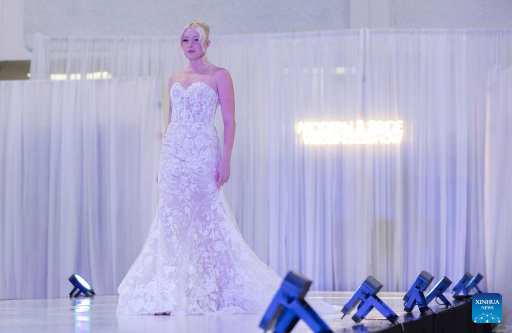 2023 Modern Bride Wedding Show held in Mississauga Canada Xinhua