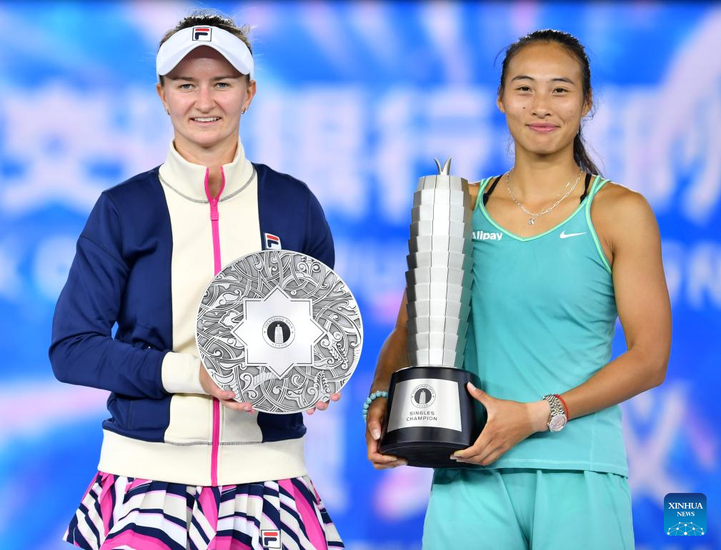 Highlights of WTA World Tour Zhengzhou Open tennis tournamentXinhua