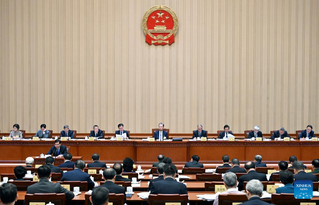 China S Top Legislature Starts Standing Committee Session Xinhua