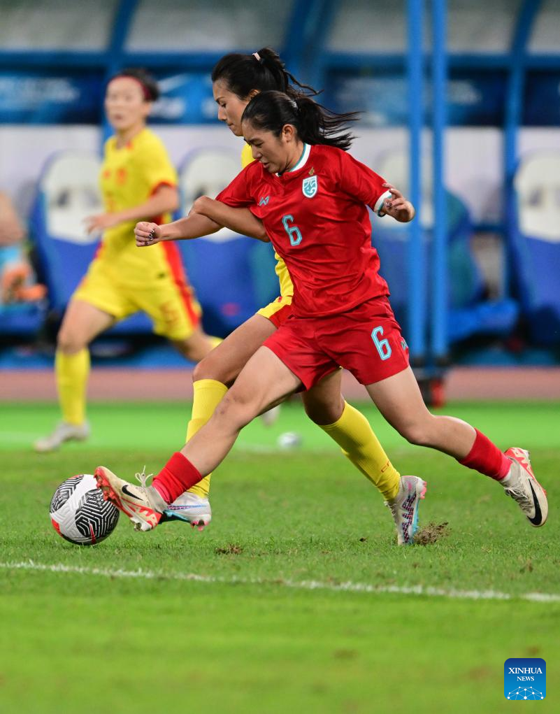 Highlights of AFC Women's Olympic Qualification Tournament 2024Xinhua