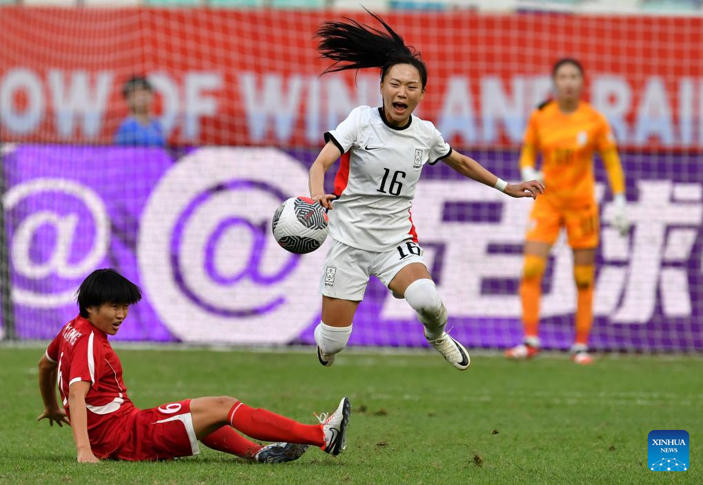 Highlights of AFC Women's Olympic Qualification Tournament 2024Xinhua