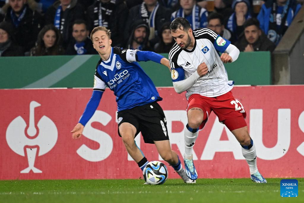 German Cup Football Nd Round Match Arminia Bielefeld Vs Hamburger Sv