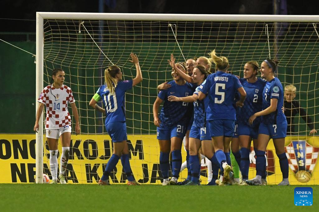 UEFA Women's Nations League: Croatia Vs. Finland -Xinhua