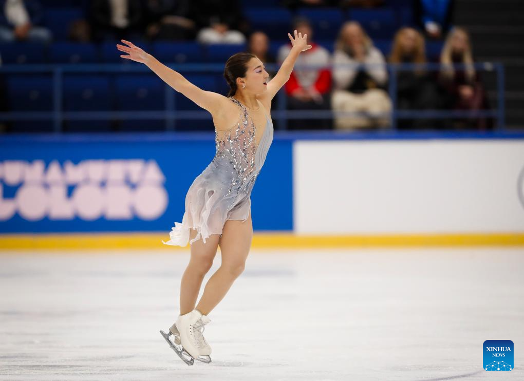 Highlights of ISU Grand Prix of figure skating 2023 Grand Prix Espoo-Xinhua