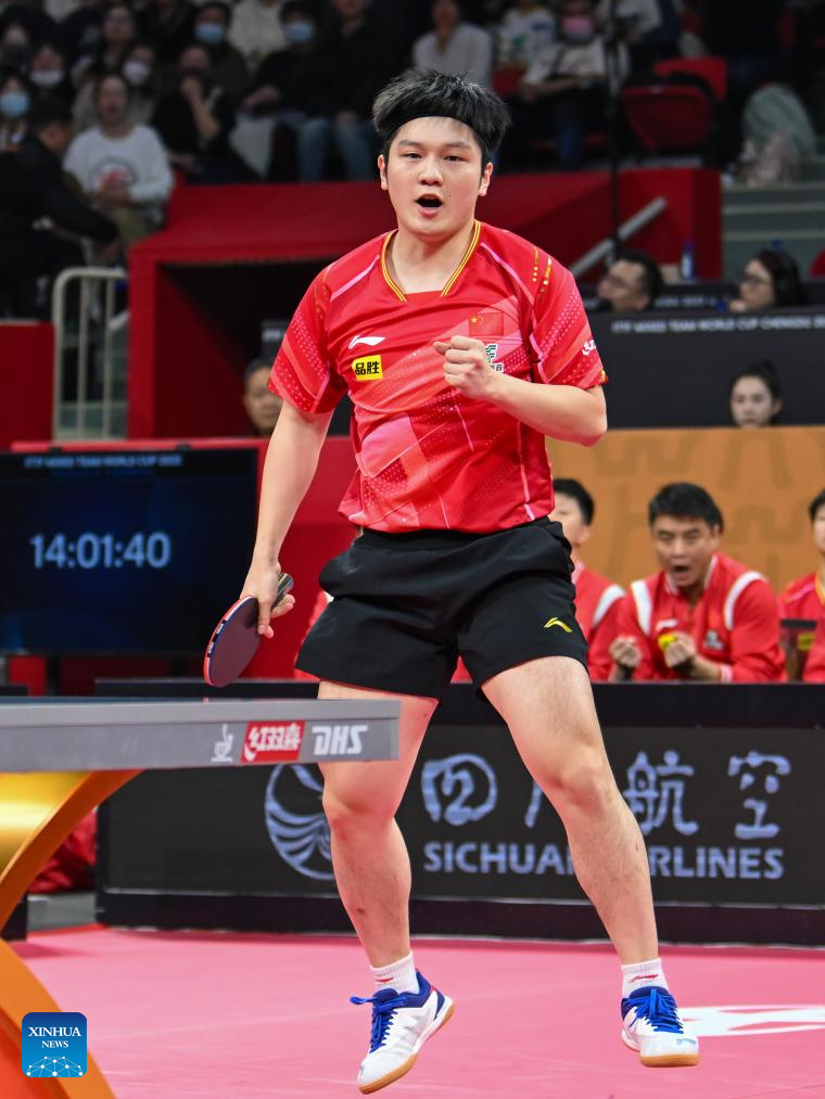 Unbeaten China tops group, eight advancing teams confirmed at ITTF