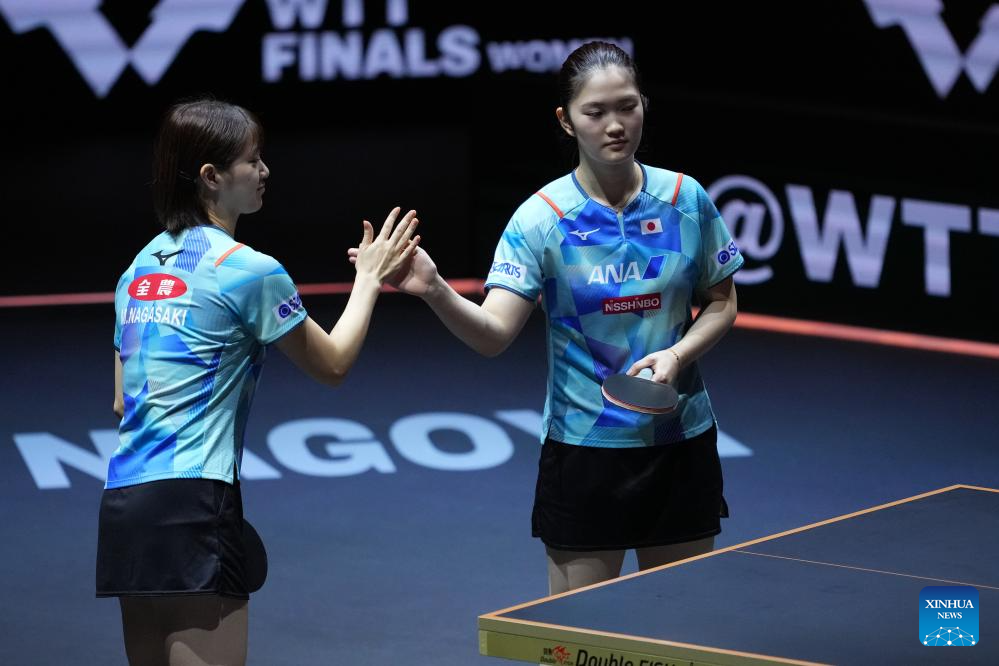 Highlights of WTT Finals Women Nagoya 2023 table tennis tournamentXinhua