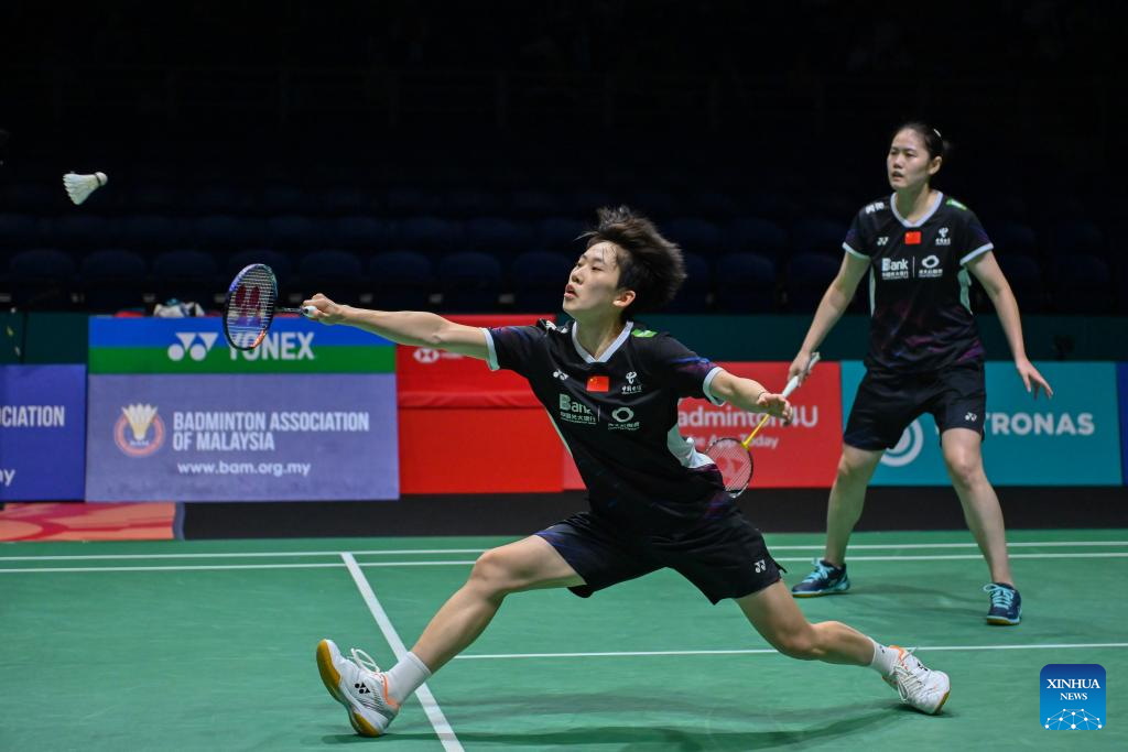 Highlights of Malaysia Open badminton tournament 2024Xinhua