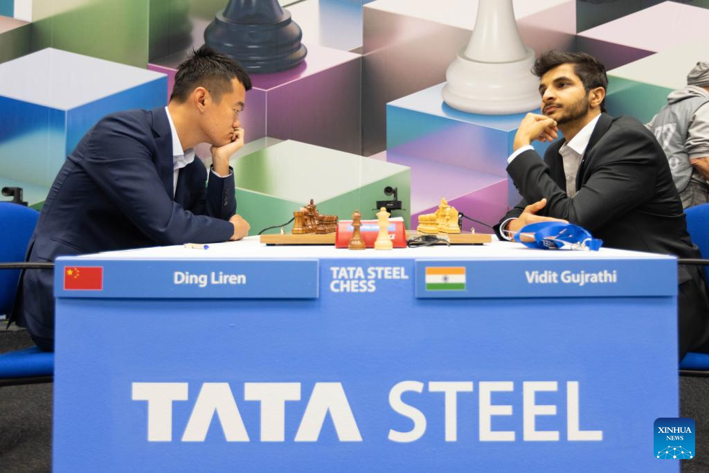 Highlights of Tata Steel Chess Tournament 2024Xinhua