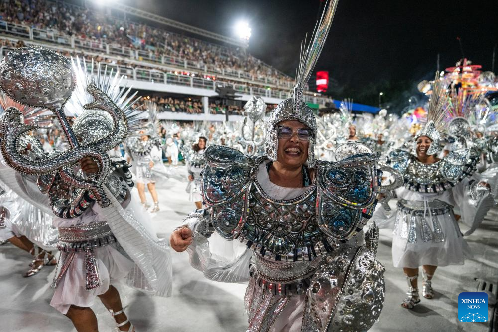 In pics: carnival parade in Rio de Janeiro, Brazil-Xinhua