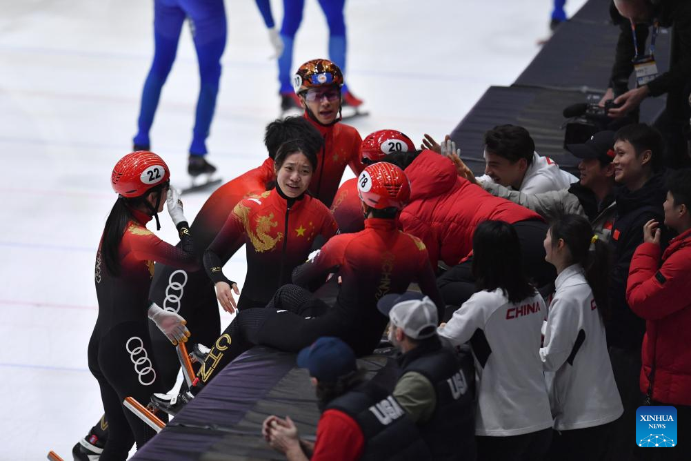 China Adds Two More Golds At Short Track Speed Skating Worlds Xinhua