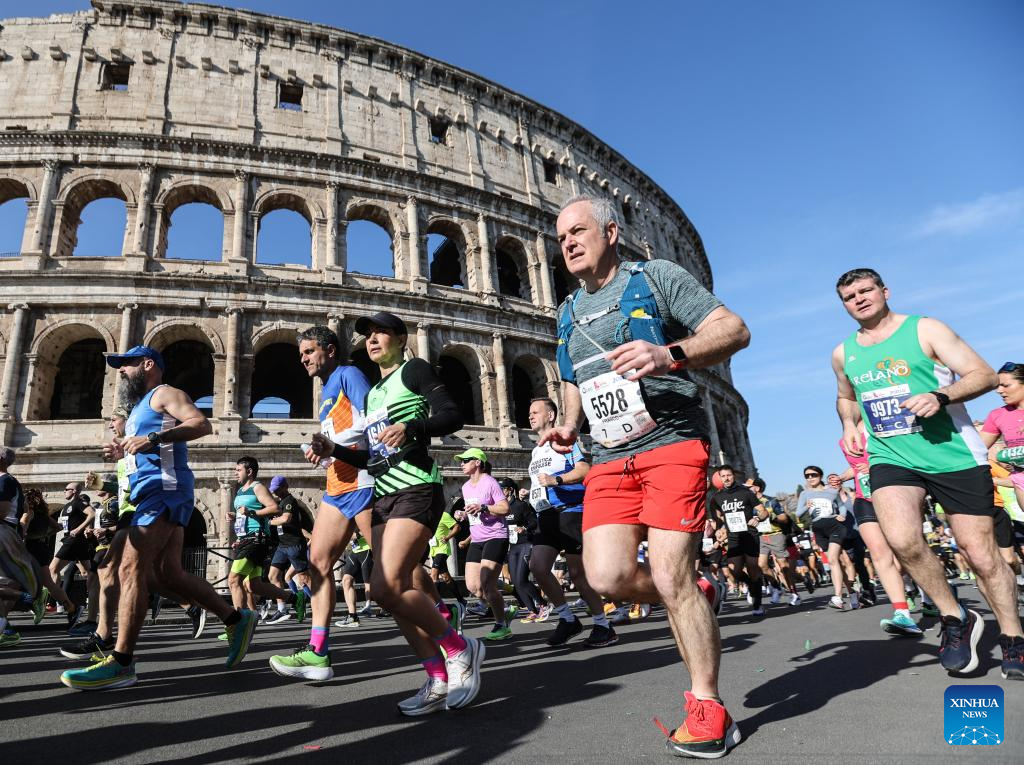 Run Rome the Marathon held in Italy-Xinhua