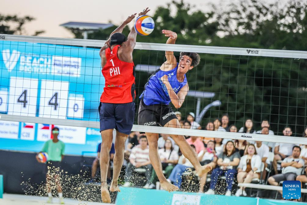 In Pics: Volleyball World Beach Pro Tour Futures-xinhua