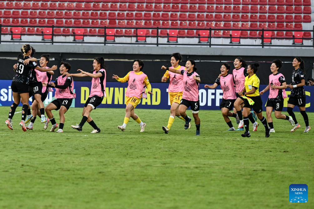 AFC U-17 여자 아시아 컵: 중국 대 한국-신화사
