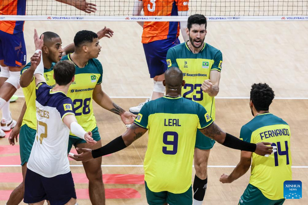 Men's Volleyball Nations League 2024 Brazil vs. the Netherlands