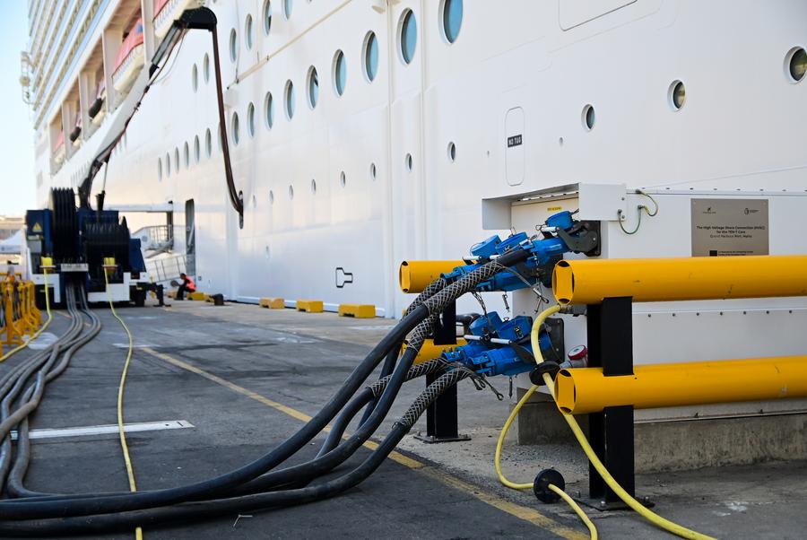 Shoretoship power supply cable goes online in MaltaXinhua