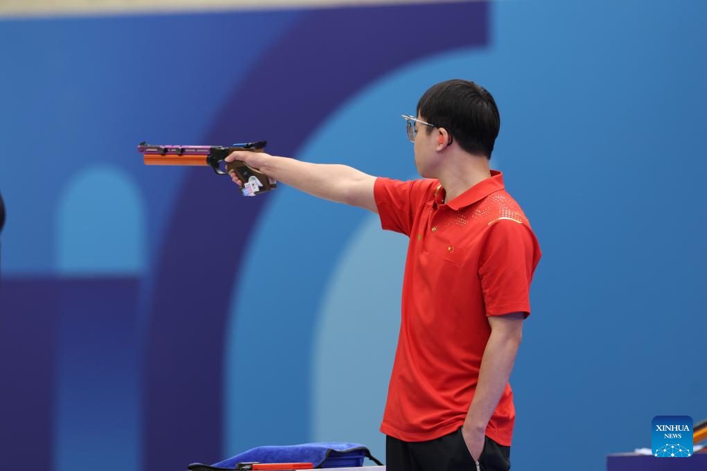 Xie Yu Wins Men S M Air Pistol Gold At Paris Olympics Xinhua