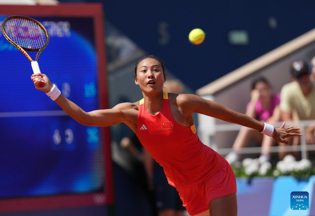 China's Zheng Qinwen Creates History To Reach Olympic Tennis Final-Xinhua