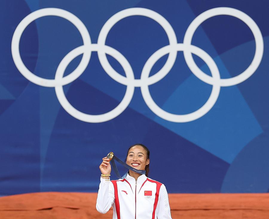 Olympics China's Zheng boasts first Asian tennis player winning women