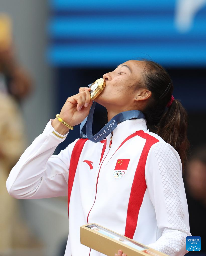 Olympics Day 8 China's Zheng triumphs at Roland Garros, St Lucia's