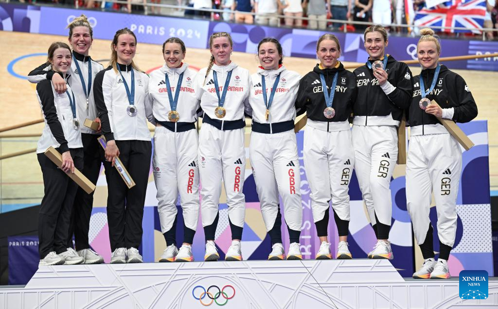 Olympics Britain break world record to win gold in women's cycling