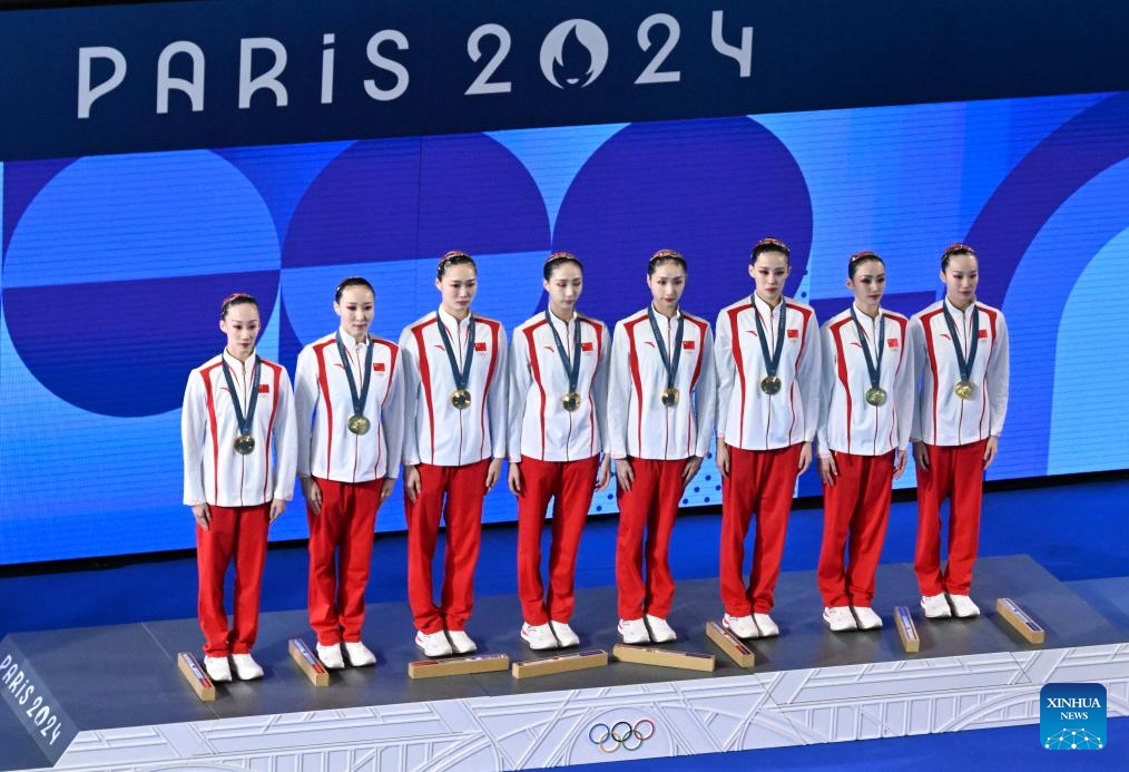 Olympics China storms to first ever artistic swimming gold medal in