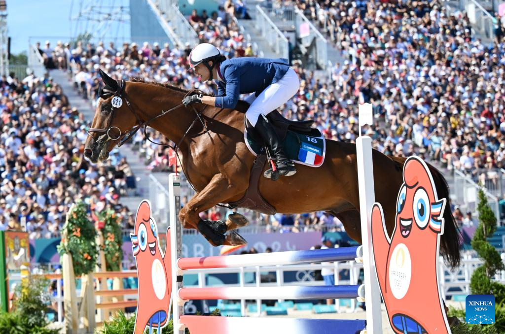 Paris 2024 women's individual final of modern pentathlonXinhua