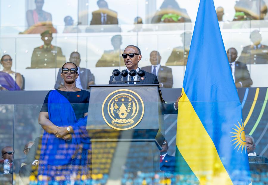 Rwandan President Kagame Sworn In For Fourth Term Xinhua 9872