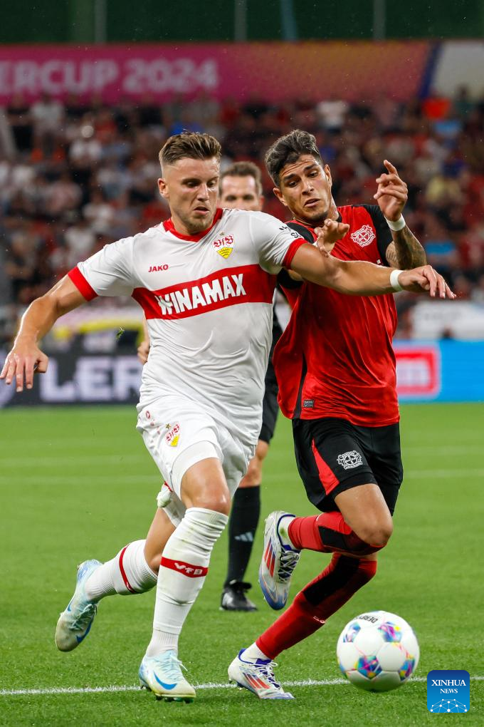 Bayer 04 Leverkusen gegen VfB Stuttgart-Xinhua