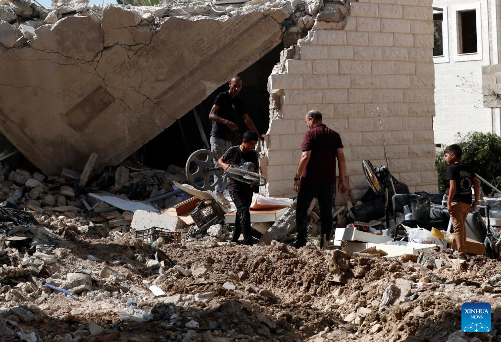 3ＤS 3 Palestinians killed by Israeli bombing in West Bank-Xinhua