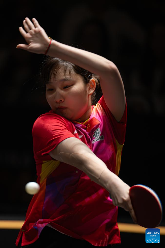 Highlights of 2024 World Table Tennis (WTT) China SmashXinhua