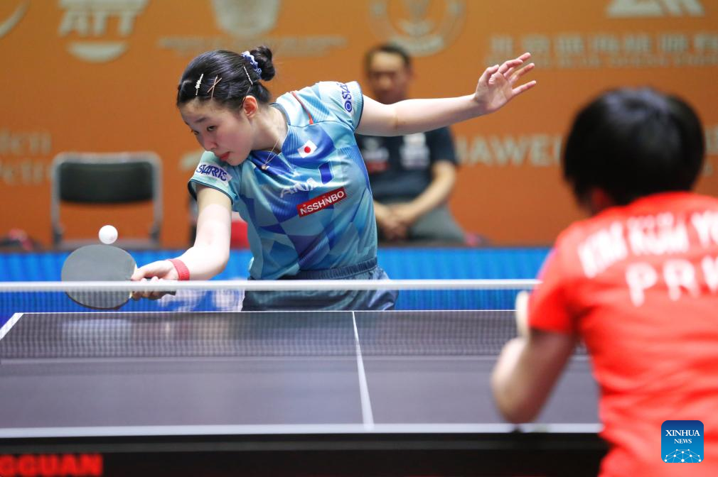 Japan claims two titles on concluding day at Asian Table Tennis C'ships