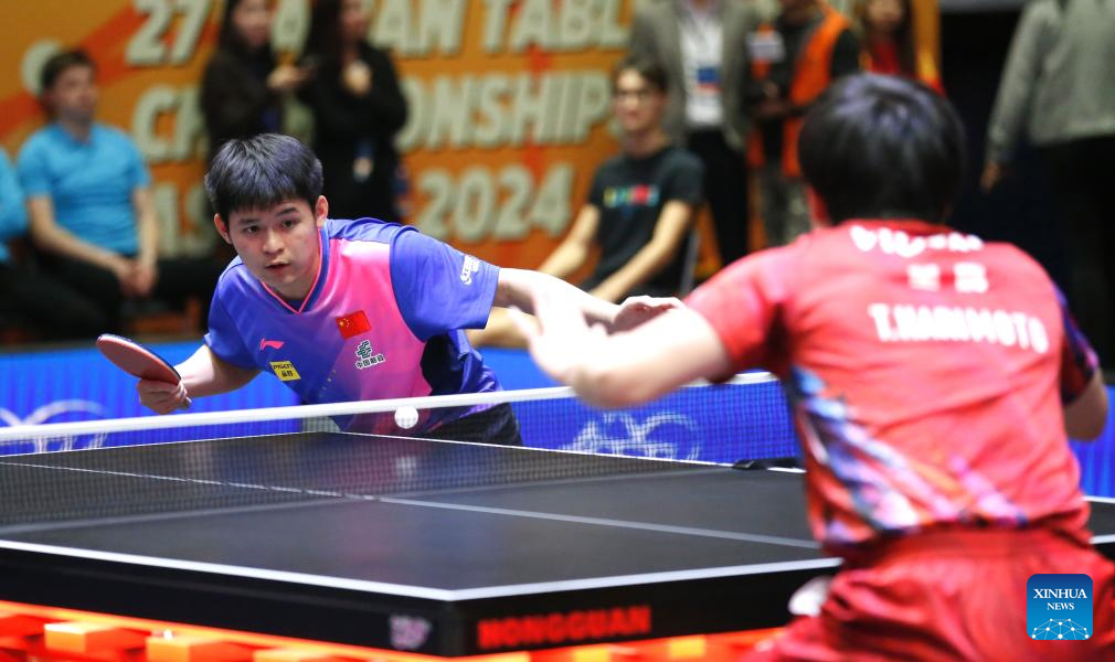 Japan claims two titles on concluding day at Asian Table Tennis C'ships