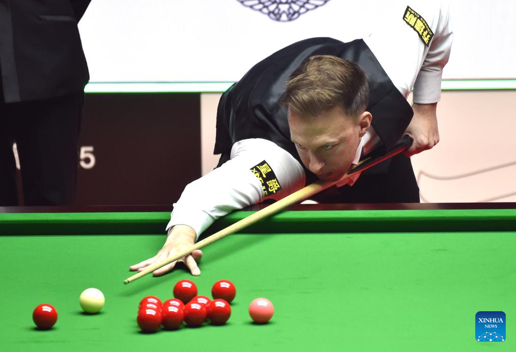 Highlights of Snooker World Grand Prix 2025-Xinhua
