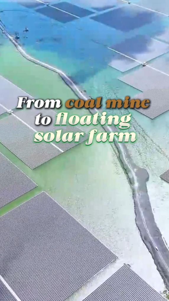 From coal mine to floating solar farm