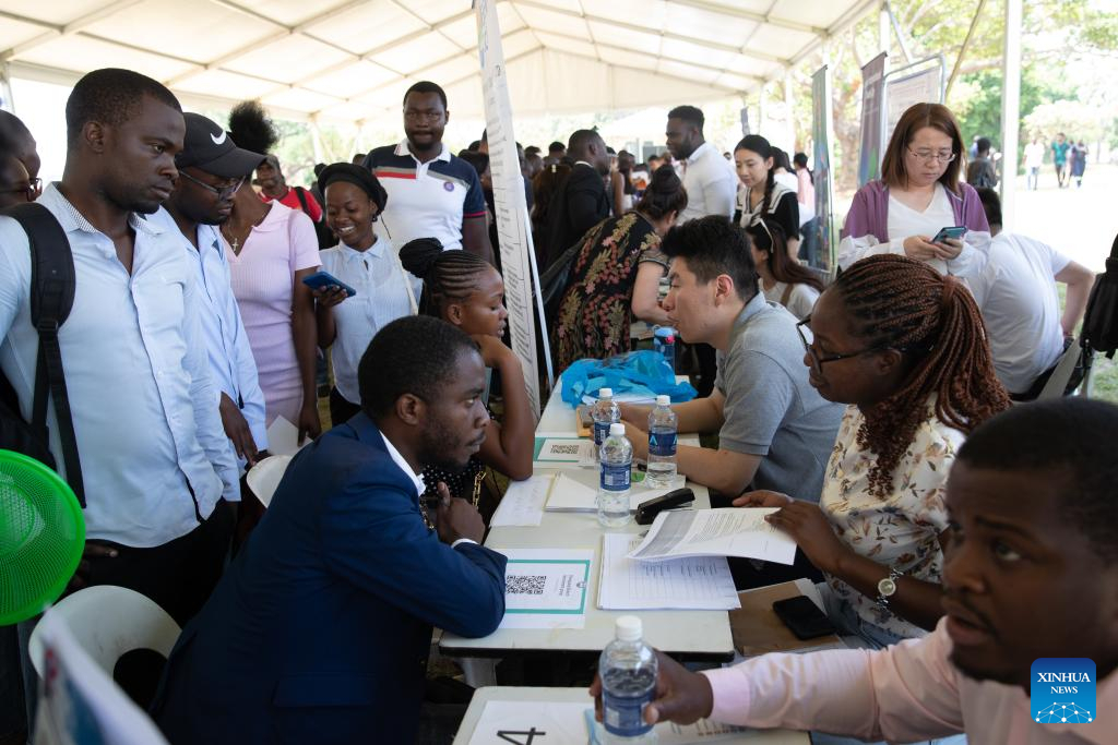 Chinese enterprises hold job fair for Zambian studentsXinhua