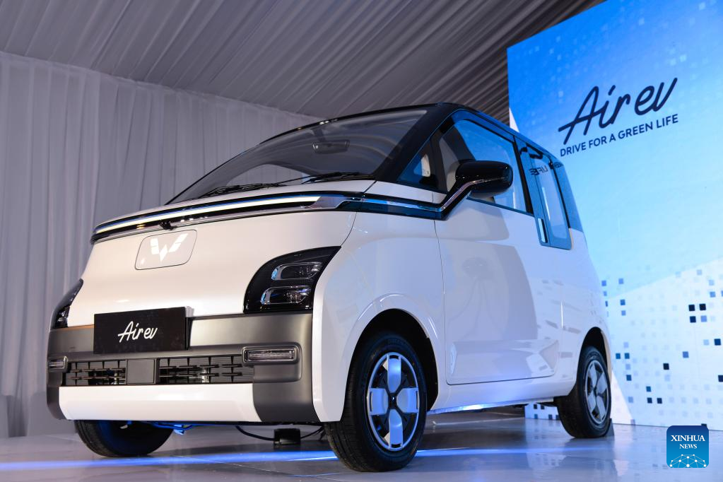 Chinese carmaker launches electric car in IndonesiaXinhua