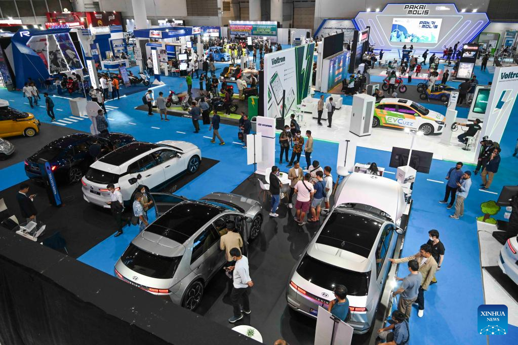 Periklindo Electric Vehicle Show 2023 kicks off in Jakarta, Indonesia