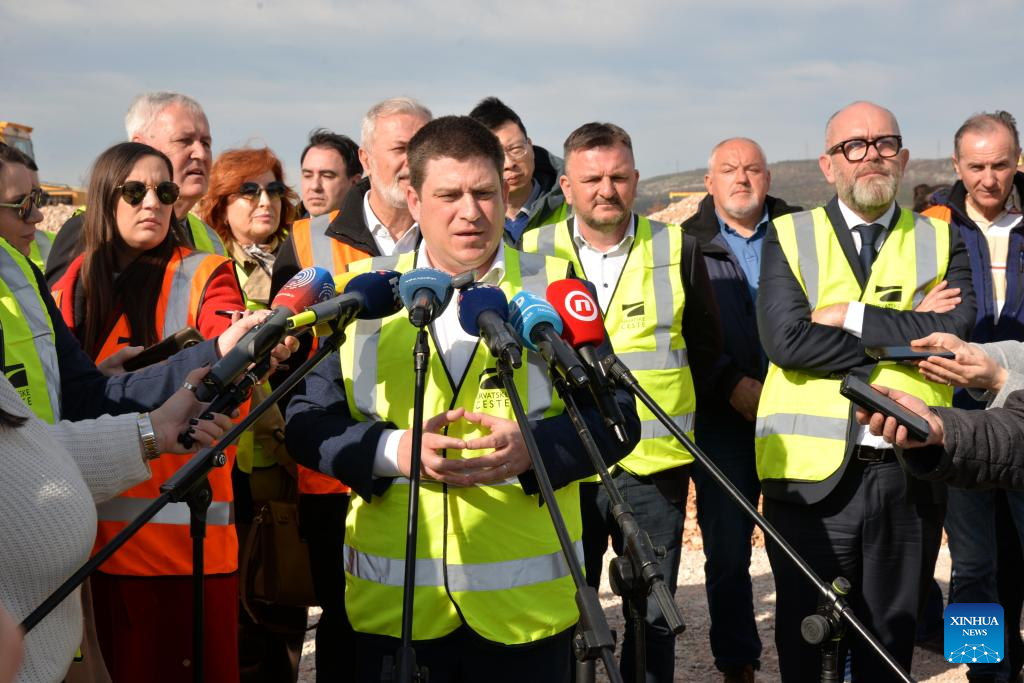 Groundbreaking Ceremony Held For Croatias Road Project Undertaken By