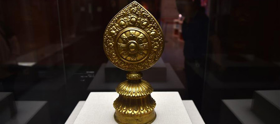 Tibetan Buddhism art exhibition held in N China