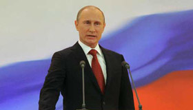 Putin sworn in as Russia's president for 6 years