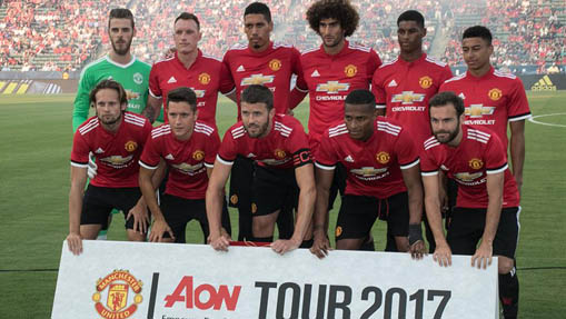 Manchester United beats L.A. Galaxy 5-2 in friendly game
