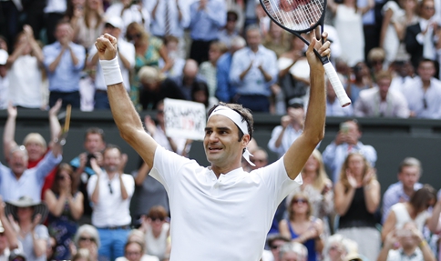 Federer wins eighth Wimbledon title
