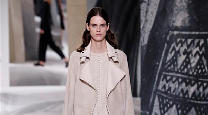 Creations by HERMES presented during fashion show in Paris