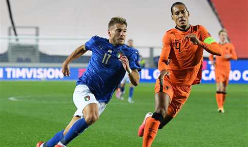 Italy shares spoils with Netherlands in UEFA Nations League