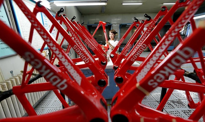 Tangshan pushes forward industrial agglomeration of local bicycle companies